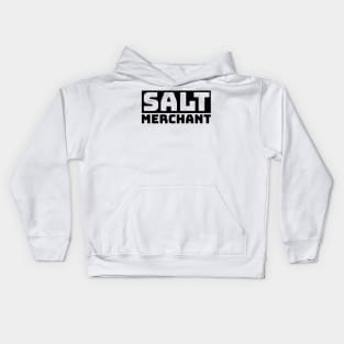 Salt Merchant Block Logo - Black Kids Hoodie